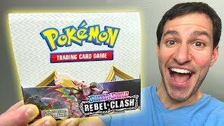 *NEW POKEMON REBEL CLASH CARDS ARE HERE!* Entire Pokemon Cards Booster Box Opening!