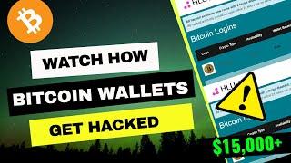 Hack Bitcoin Wallets With Simple Web Tools [Education only]