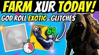 GOD TIER XUR FARM - Do ASAP! Free EXOTIC CLASS Items, Rare Armor, Catalyst & Glitch! Jan 3 Destiny 2