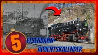 100 Jahre NEUER Bhf. Schmiedeberg | 1.12.1924/2024 | TÜRCHEN NR. 5 | Eisenbahn-Adventskalender