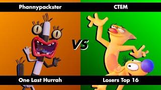 Phannypackster ( Oblina ) vs CTEM ( CatDog ) - [ Losers Top 16 ]