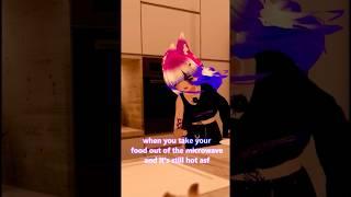 Hot bowl  Cold food  #vrchat #vtuber #microwave #food #relatable