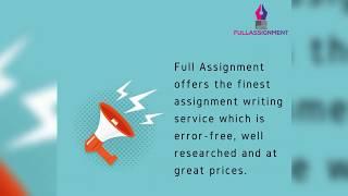 Best Assignment Writing Services | Full Assignment