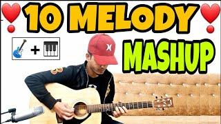 Guitar Mashup - Top 10 Popular Hindi Songs Tune Mashup  | Easy Popular Bollywood Guitar Songs Tabs