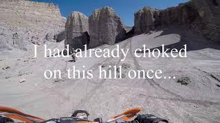 **Hill climb LOOPOUT!!** Dirt Biking the Green River, Utah Adobes