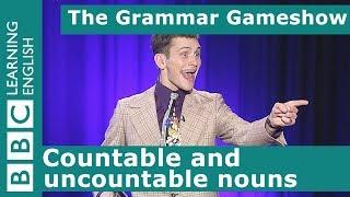 Countable and uncountable nouns: The Grammar Gameshow Episode 27