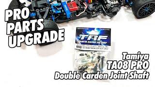 How To: Installing Tamiya's Double Cardan Axles onto your TA08 Pro