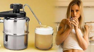 Stovetop milk steamer, Making Cappuccino using milk frother and stovetop espresso maker