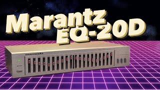 Marantz EQ-20D Vintage Graphic Equalizer From 1982 Audio Enhancer