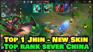 Jhin Tốc chiến | Top1 Jhin | Cặp đôi Trói và làm chậm liên tục cực khó chịu -Skin Sơn Hải Cuồng Thần