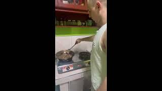 LJ cooks fish (kalapato) for the first time || Home Video