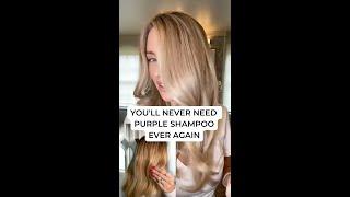 Say Goodbye to Purple Shampoo | Blonde Hair Remedies | Shorts