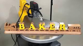 DeWalt Scroll Saw Review And Scroll Saw Tips! / How Thick Can It Cut?