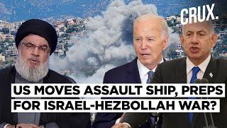 US Fears Israel-Hezbollah War At "Little Notice", Moves Forces Closer To Lebanon With Eye On Iran