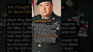 He Fought With 37 Wounds to Save His BrothersRoy Benavidez: A True American Hero #hero #shorts