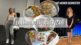 WIR TAUSCHEN UNSER ESSEN FÜR 24H // Jojoslife