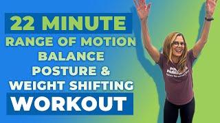 22 Minute Standing Parkinson's Workout for Balance, Posture & Cardio!