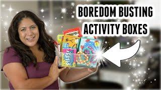 ACTIVITY Boxes to Beat Boredom - My Top Ideas I'm Using NOW