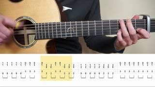 The Chainsmokers & Coldplay - Something Just Like This - Fingerstyle Guitar TABS Tutorial (Lesson)