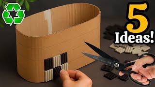 Transforming Cardboard & Jute️ 5 GENIUS Recycling Ideas That Will Amaze You!