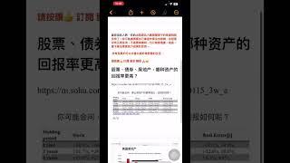 股票、债券、房地产，哪种资产的回报率更高？ 股市投資勝過 購屋投資 2023年6月15日