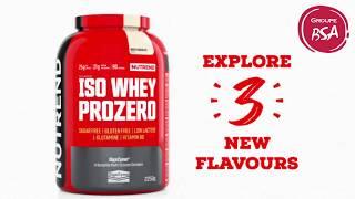 NUTREND ISO WHEY PROZERO - La nouvelle protéine à prix ravagé !