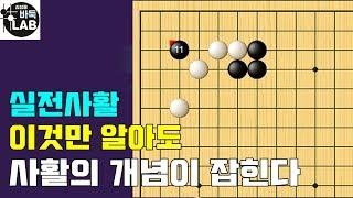 [바둑랩 강좌] 실전 필수사활-이것만 알아도 사활의 개념이 생긴다