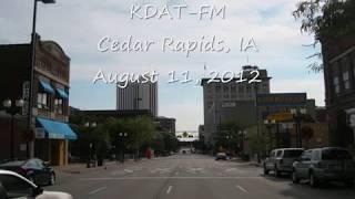 KDAT FM Cedar Rapids, IA August 11, 2012