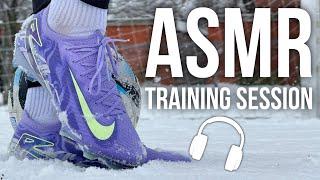 ASMR Training Session For Soccer / Football In Nike Mercurial Vapor 16