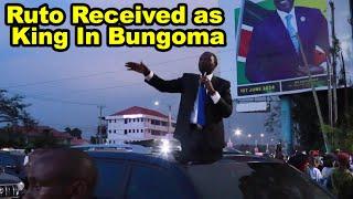 Ruto Received Like a King In Bungoma Town Ahead Of Madaraka Cellebration @kenyacitizentv