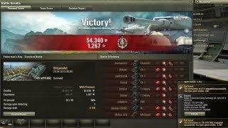 World of Tanks - Top Gun in 105 leFH18B2 - Tier IV rapid fire premium Arty! Replay in Double Speed!