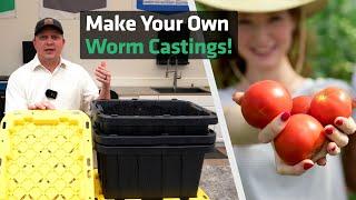 DIY Vermicompost Free Homemade Fertilizer!