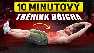 10 MINUTOVÝ TRÉNINK NA BŘICHO | Doma bez výbavy (Pro začátečníky)