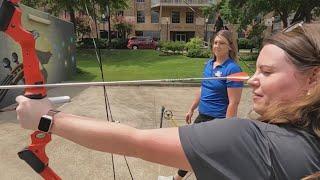 KARK 4 Today taking aim at Olympic sports with a game of archery