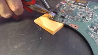 Asus K53E Laptop Power Jack Repair broken socket input port connector prong pin fix replacement