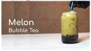 Melon Bubble Tea 