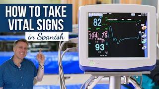 How to take and talk about vital signs in Spanish