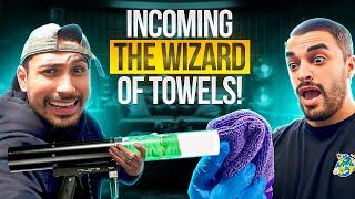 Live Towel Demo with The Towel Wizard Jamie The Cleaner! Gloss Garage Podcast