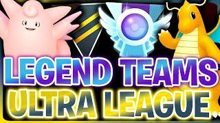 TOP 10 *LEGEND TEAMS* FOR THE OPEN ULTRA LEAGUE FOR SEASON 20 POKEMON GO | GO BATTLE LEAGUE