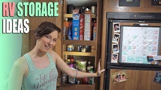 6 RV Storage & Organization Ideas - Space Saving in a Small Trailer