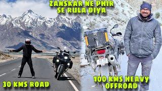 Leh Pahuchne Me Raat Ka 12 baj Gya | Zanskar ne Rula Diya | Ladakh Ride 2024 | Ep-05 Padum To Leh