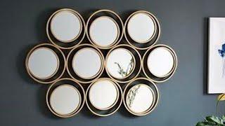 Metallic Round Mirrors Collection of 10 - YF Decor