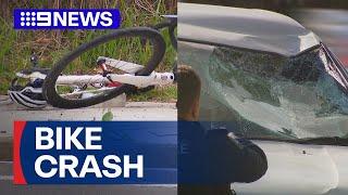 Two cyclists seriously injured after being hit by car in Sydney’s north | 9 News Australia