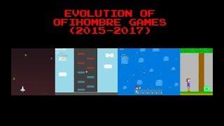 Evolution of Ofihombre games (2015-2017)