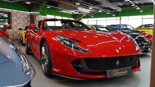 Ferrari 812 GTS RED  at Dourado luxury cars in Dubai