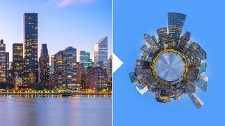 Tiny Planet Effect | Photoshop