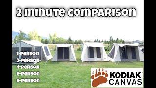 Kodiak Canvas Tents Comparison Demo by Competitive Edge Products