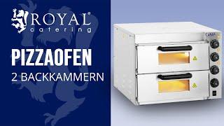 Pizzaofen Royal Catering RCPO-3000-2PS-1 | Produktpräsentation