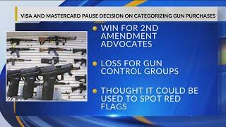 Visa, Mastercard pause decision to track gun shop purchases