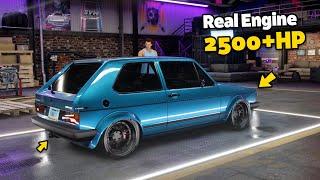 Need for Speed Heat - 2500HP VOLKSWAGEN GOLF GTI Customization | Real Engine & Sound